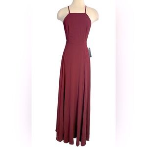 Lulus Mythical Kind of Love Plum Purple Maxi Dress  X-Small Wedding Prom NWT